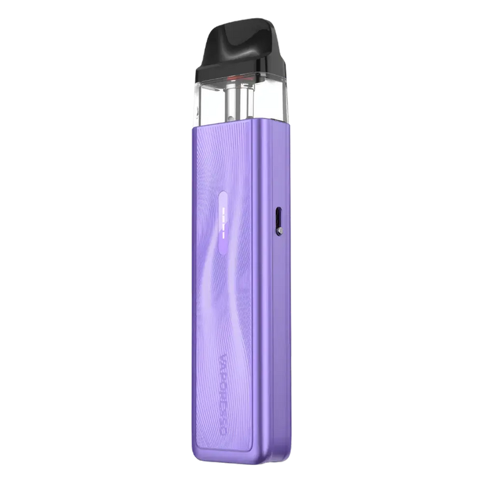 Vaporesso XROS 5 Mini Pod Kit in Purple – ultra-compact vape device with sleek design, reliable performance, and smooth draw activation.
