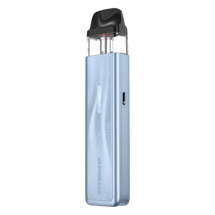 Vaporesso XROS 5 Mini Pod Kit in Sky Blue – ultra-compact vape device with sleek design, reliable performance, and smooth draw activation.