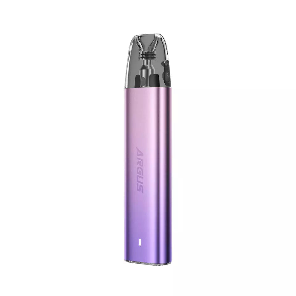 Voopoo Argus G2 Mini Pod Kit in Violet Pink – compact and vibrant vape device with a smooth auto-draw activation, and reliable everyday performance.