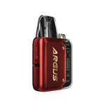 Load image into Gallery viewer, VooPoo Argus P1 Pod Kit Device in Red – futuristic and compact vape device with a transparent chassis, fast charging, and smooth performance.