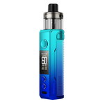 Load image into Gallery viewer, Voopoo Drag S2 60W Pod Kit in Sky Blue – powerful and vibrant vape device with up to 60W output, dynamic silver gradient finish, and advanced airflow and performance control.