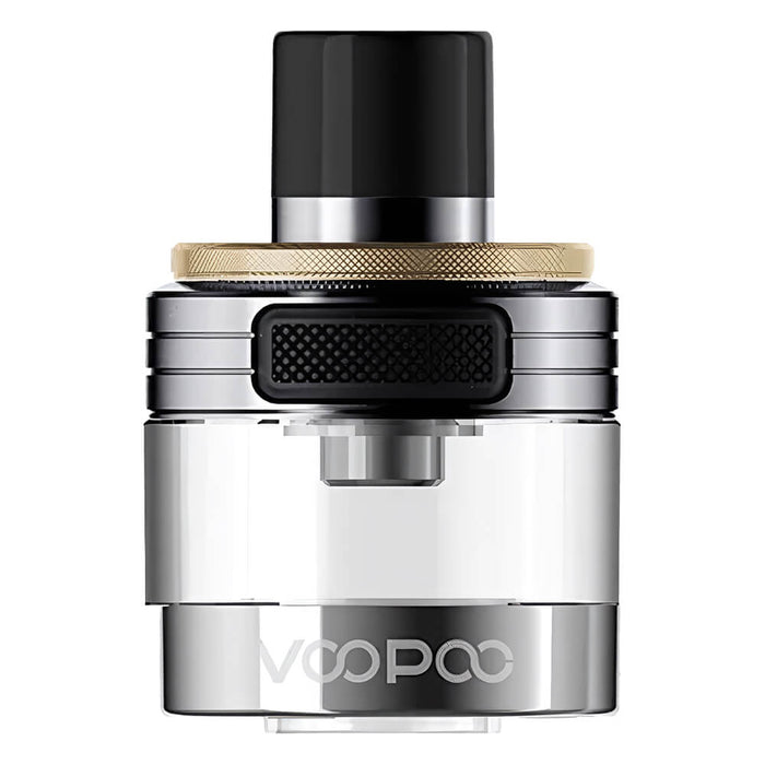 VooPoo PnP X Pods – 2ml side-fill in Stainless Steel, leak-resistant, magnetic fit, works with PnP X coils for rich flavor & smooth vapor.