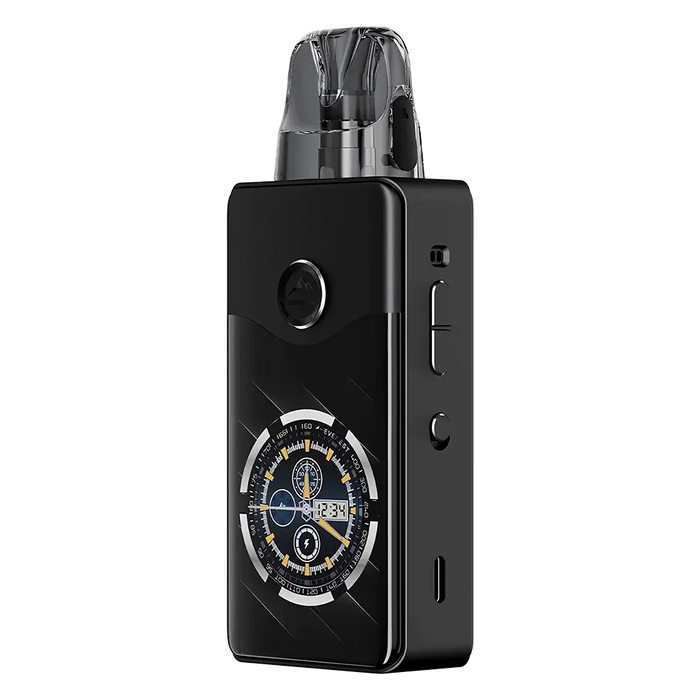 VooPoo Vinci E120 Pod Kit in Spray Black – premium vape device with a sleek metallic finish, long-lasting battery, and smooth, customizable performance.