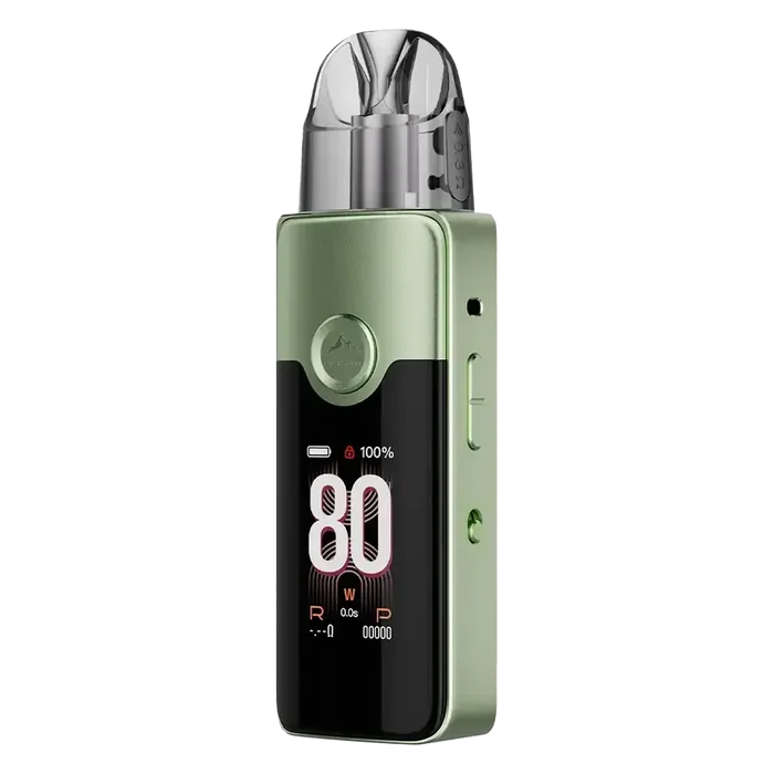 Voopoo Vinci E80 Pod Kit in Green – sleek pod vape device with adjustable wattage, refillable pods, and long-lasting battery.