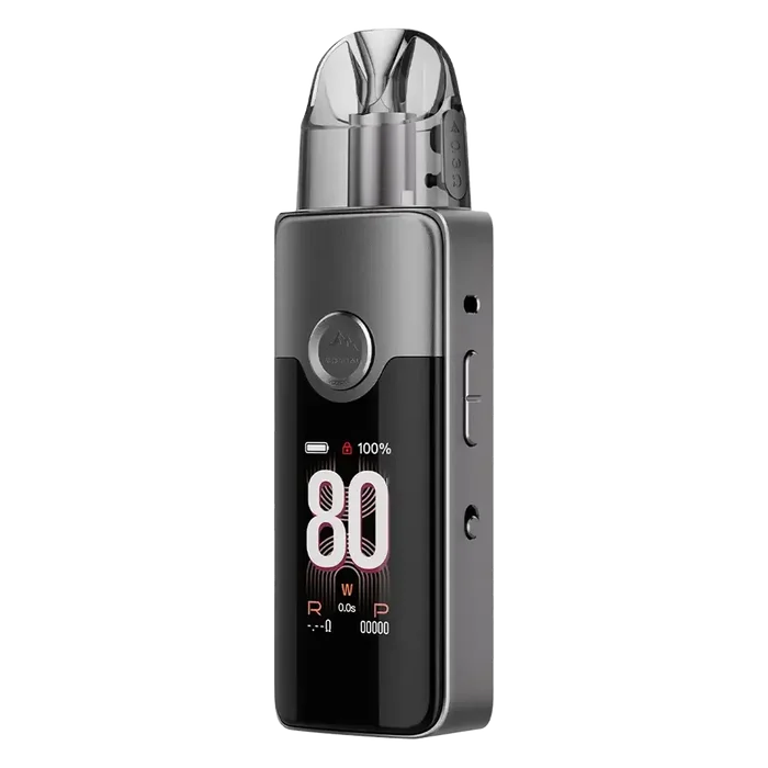 Voopoo Vinci E80 Pod Kit in Metal Grey – sleek pod vape device with adjustable wattage, refillable pods, and long-lasting battery.
