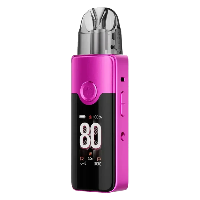 Voopoo Vinci E80 Pod Kit in Rose Red – sleek pod vape device with adjustable wattage, refillable pods, and long-lasting battery.