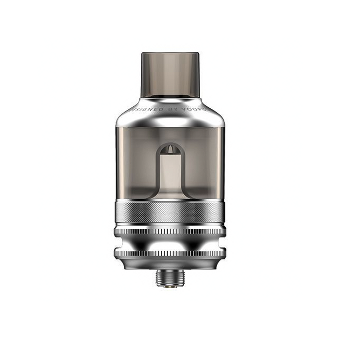 Voopoo TPP Pod Tank Silver – 2ml capacity, leak-proof, bottom airflow, magnetic fit; compatible with TPP coils.