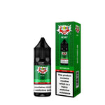Load image into Gallery viewer, 10ml bottle of Joker Nic Salts E-Liquid in Watermelon flavor, smooth nicotine salt formula designed for a satisfying throat hit, ideal for use with refillable pod vape kits.