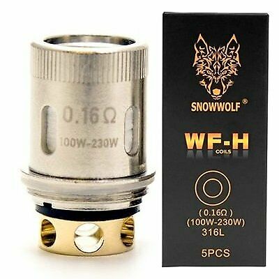 Snowwolf WF Coils | WF-H | WF-M | WF-H-M | WF-SS316L Pack of 5x Replacement Coils