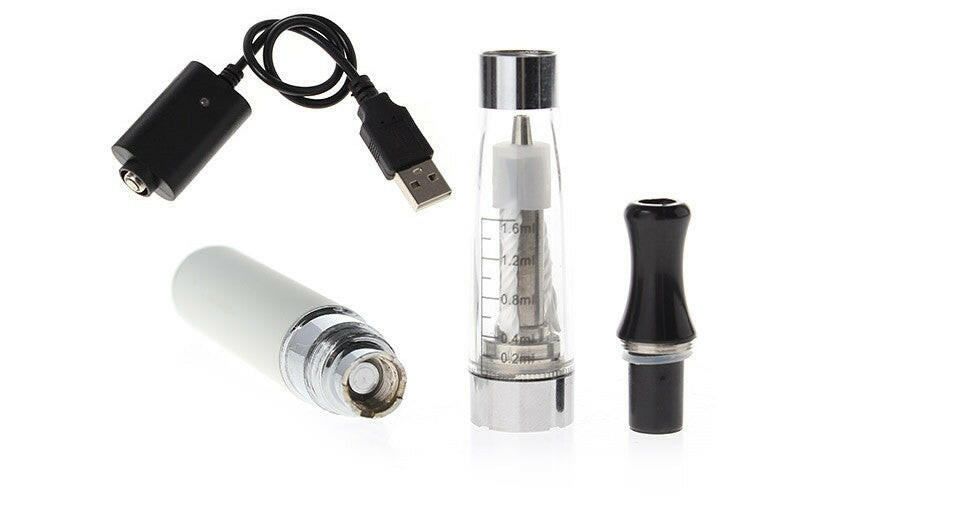 Quick Start Kit with EGO CE4 e-cigarette and 650mAh battery, ideal for beginner vapers.
