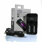 Load image into Gallery viewer, Efest Lush Q2 Charger Two Bay for 10440, 16340, 18350, 18500, 18650 UK Plug