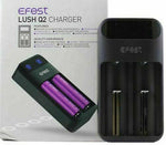 Load image into Gallery viewer, Efest Lush Q2 Charger Two Bay for 10440, 16340, 18350, 18500, 18650 UK Plug