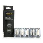 Load image into Gallery viewer, Pack of five genuine Aspire Atlantis replacement atomizer coils designed for optimal flavor and vapor production.