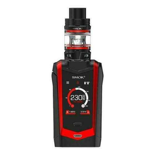 Genuine SMOK Species vape kit featuring a 2ml refillable tank, powerful 23W max output with mesh coil technology for enhanced flavor and vapor, in stylish Black Red color finish.