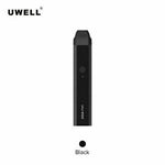 Load image into Gallery viewer, Uwell Caliburn AIO Black pod vape kit with built-in rechargeable battery and refillable cartridge system.