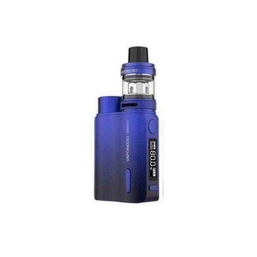 Vaporesso Swag II Vape Kit in Blue – a compact, ergonomic device with AXON chip, 80W output, and NRG PE tank for a smooth and customizable vaping experience.