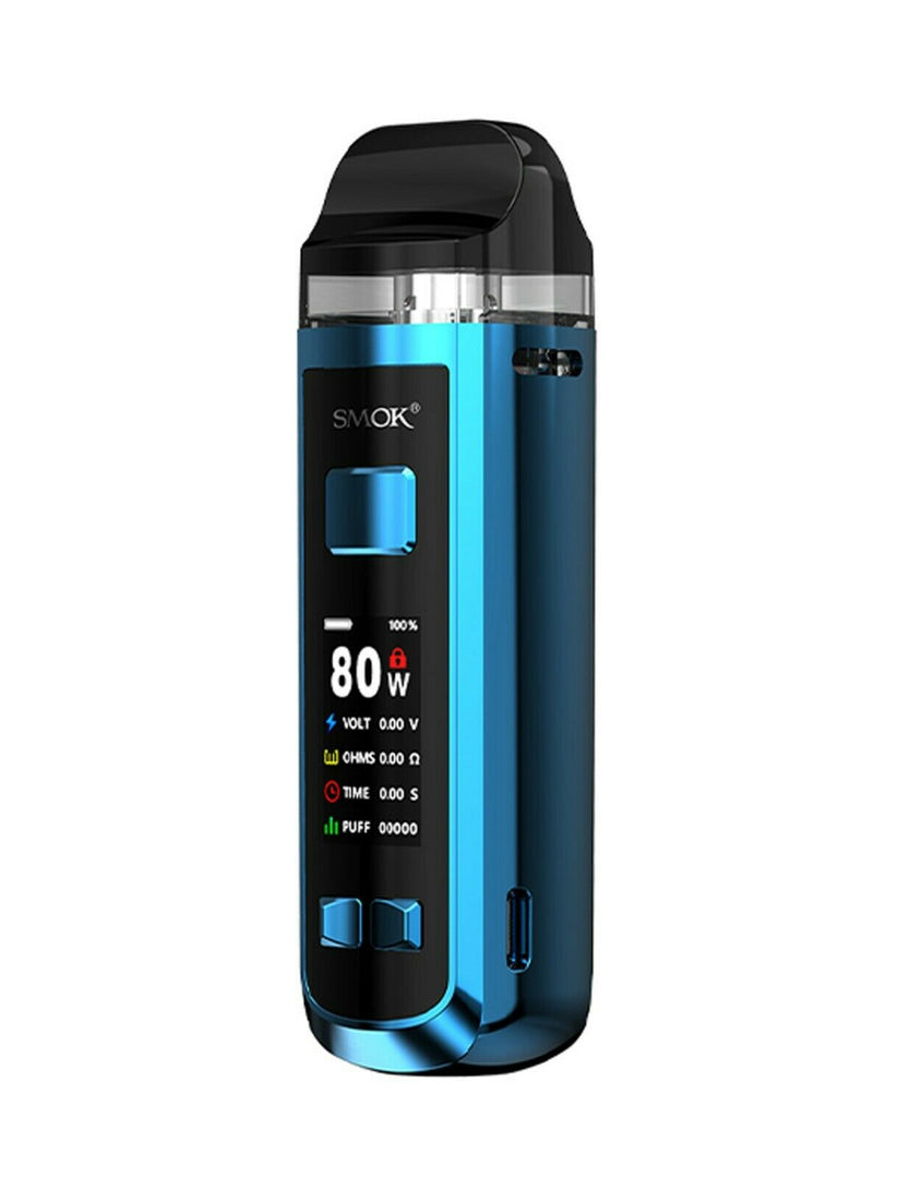 SMOK RPM 2 Mod Pod Vape Kit in Blue – versatile pod mod vape device with high power and long-lasting performance.