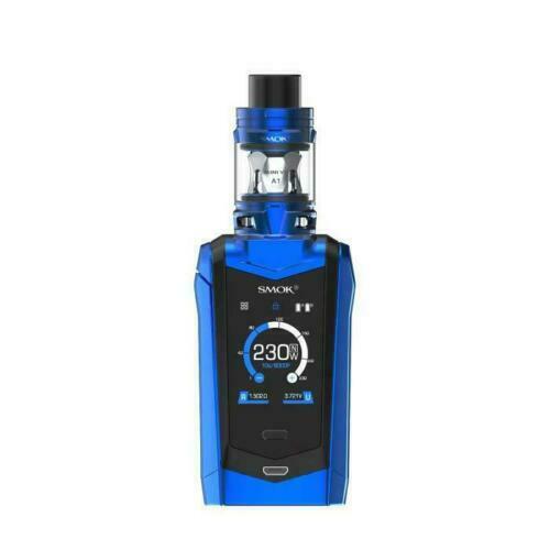 Genuine SMOK Species vape kit featuring a 2ml refillable tank, powerful 23W max output with mesh coil technology for enhanced flavor and vapor, in stylish Blue Black color finish.