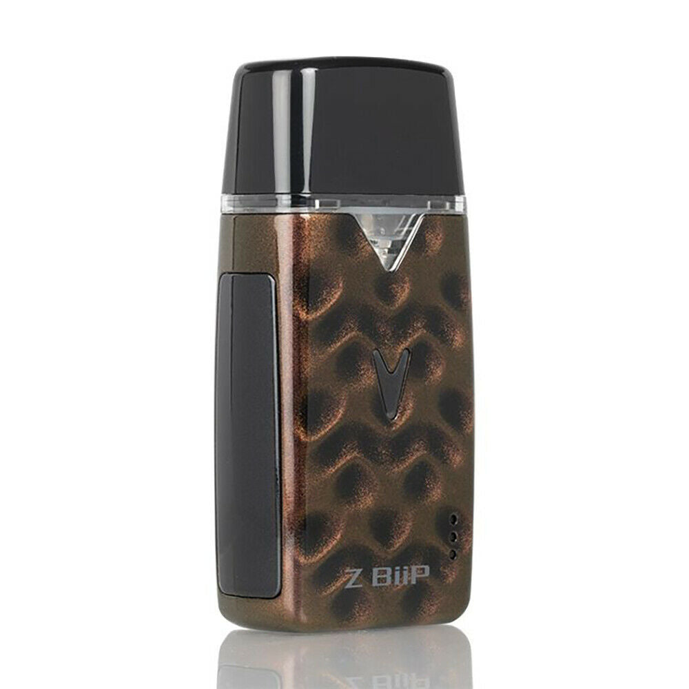 Innokin Z Biip Pod Vape Kit in Bronze Dune – an intuitive and versatile pod system with a built-in 1500mAh battery, audible sound indicators, adjustable airflow, compatibility with Z-Coils for excellent flavour, and a sleek black finish perfect for MTL and restricted DTL vaping.