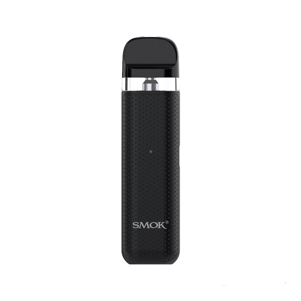 SMOK Novo 2C Pod Kit in Black – compact and minimalist pod system with a sleek black design, built-in 800mAh battery, draw-activated firing, and compatibility with Novo series pods for a smooth MTL vaping experience.
