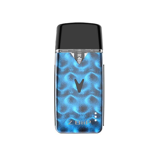 Innokin Z Biip Pod Vape Kit in Blue – an intuitive and versatile pod system with a built-in 1500mAh battery, audible sound indicators, adjustable airflow, compatibility with Z-Coils for excellent flavour, and a sleek black finish perfect for MTL and restricted DTL vaping.