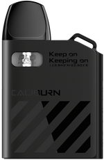 Load image into Gallery viewer, Uwell Caliburn AK2 Pod Kit in Classic Black, a sleek and compact vape device with refillable 2ml pods and long‑lasting battery, or a pack of 4 genuine replacement pods, designed to deliver smooth vapor and rich flavor for a premium vaping experience.