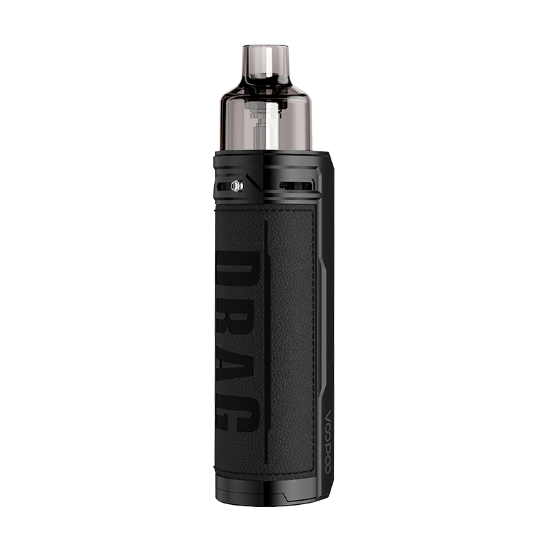 VooPoo Drag X Dark Knight mod pod vape starter kit with adjustable wattage, refillable pod, and sleek ergonomic design.