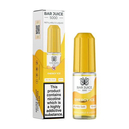 BAR JUICE 5000 Nic Salt 10ml Vape E-Liquid 10mg / 20mg Vape Juice 50/50 VG/PG - Pack Of 20x