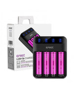 Load image into Gallery viewer, Genuine Efest LUSH Q4 Charger 4-Slot Fast Charge Up to 2A / 1A LED 18650 26650 UK Plug.
