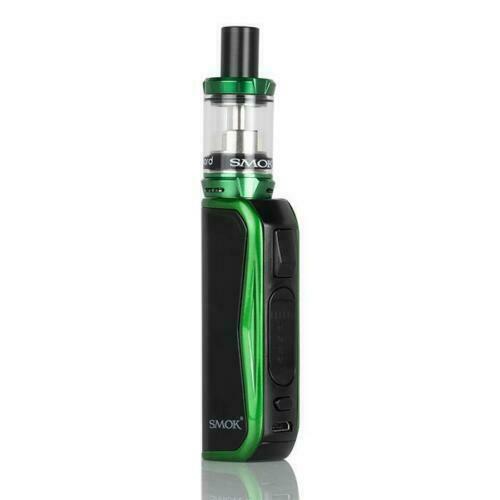 Smok Priv N19 Mod Kit in Green Black – compact vape kit with adjustable wattage and stylish design.