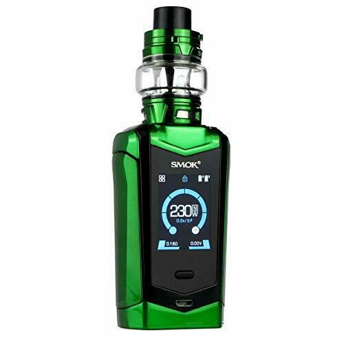 Genuine SMOK Species vape kit featuring a 2ml refillable tank, powerful 23W max output with mesh coil technology for enhanced flavor and vapor, in stylish Green Black color finish.