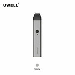 Load image into Gallery viewer, Uwell Caliburn AIO Grey pod vape kit with built-in rechargeable battery and refillable cartridge system.