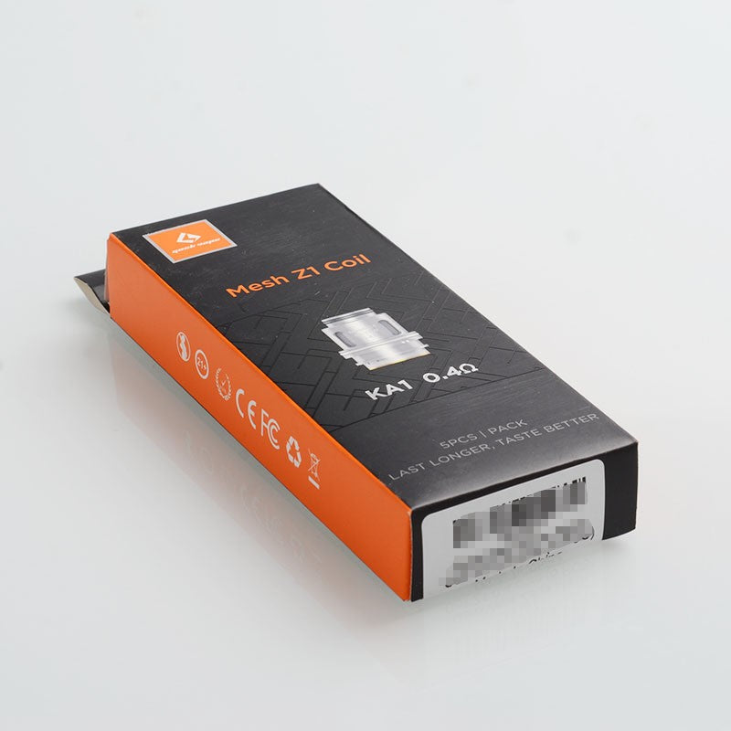 Geekvape Zeus Sub-Ohm replacement mesh coils available in Z1 and Z2 variants for enhanced flavor and cloud production.