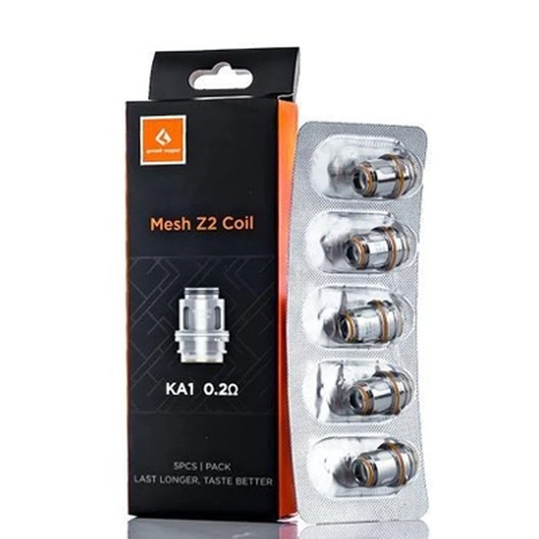 Geekvape Zeus Sub-Ohm replacement mesh coils available in Z2 variant for enhanced flavor and cloud production.