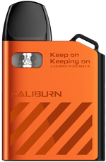 Load image into Gallery viewer, Uwell Caliburn AK2 Pod Kit in Neon Orange, a sleek and compact vape device with refillable 2ml pods and long‑lasting battery, or a pack of 4 genuine replacement pods, designed to deliver smooth vapor and rich flavor for a premium vaping experience.