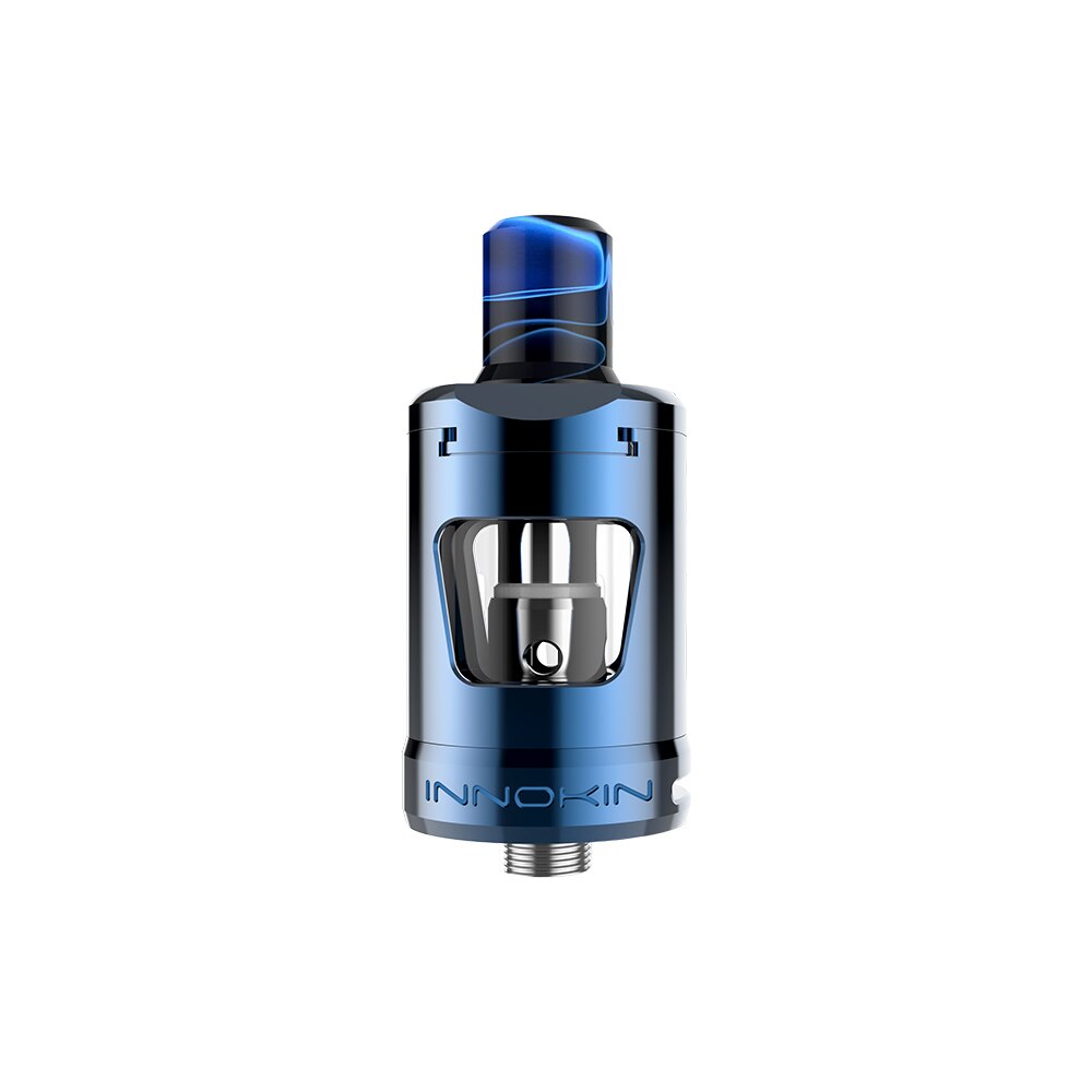 Innokin Zlide MTL tank in Blue, designed for mouth-to-lung vaping with precise airflow control and 2ml e-liquid capacity.
