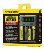 Load image into Gallery viewer, Nitecore NEW i4 Intellicharge 18650-26650-20700-16340 UK Plug Battery Charger.