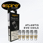 Load image into Gallery viewer, Aspire Atlantis Evo replacement coil heads available in 0.4ohm and 0.5ohm resistances, designed for enhanced flavor and vapor.