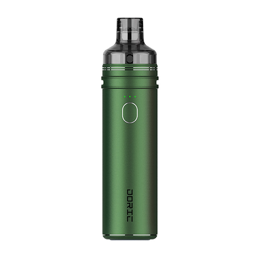 Voopoo Doric 60 Pod Kit in Olive Green – compact and durable pod mod with a 2500mAh battery, 60W max output, GENE chip performance, and PnP pod compatibility for versatile vaping styles.