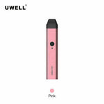 Load image into Gallery viewer, Uwell Caliburn AIO Pink pod vape kit with built-in rechargeable battery and refillable cartridge system.