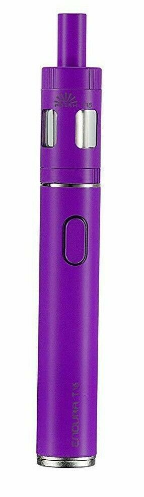Innokin Endura T18E Vape Pen Starter Kit in Purple – a reliable and beginner-friendly device with a sleek design, optimized for mouth-to-lung vaping with consistent flavor, long battery life, and easy top-fill system.