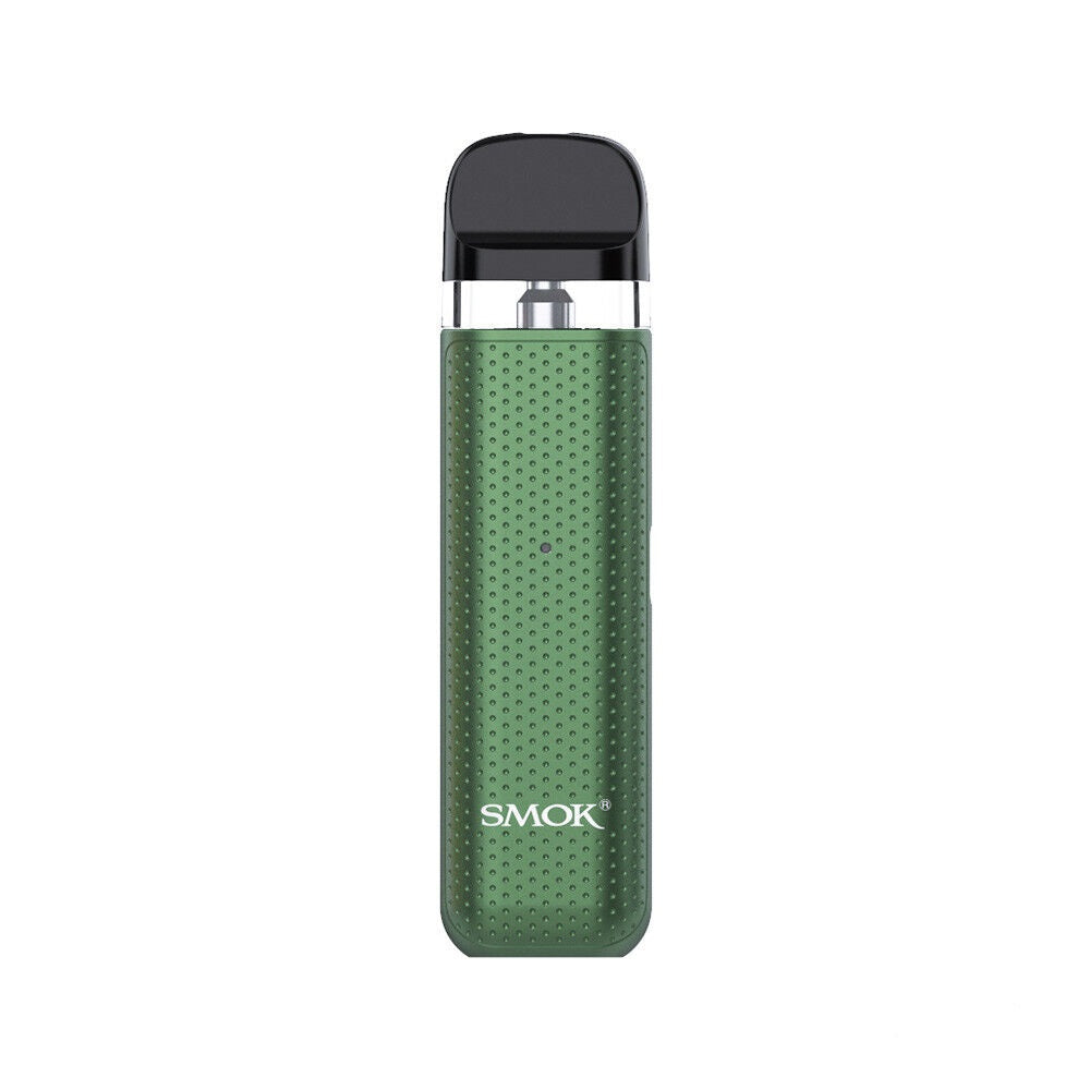 SMOK Novo 2C Pod Kit in Pale Green – compact and minimalist pod system with a built-in 800mAh battery, draw-activated firing, and compatibility with Novo series pods for a smooth MTL vaping experience.