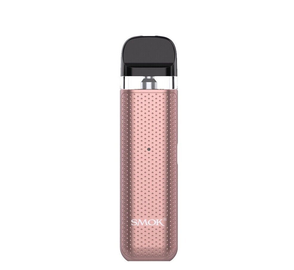 SMOK Novo 2C Pod Kit in Rose Gold – compact and minimalist pod system with a built-in 800mAh battery, draw-activated firing, and compatibility with Novo series pods for a smooth MTL vaping experience.