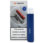 Load image into Gallery viewer, Aspire Cyber S Pod Kit in Royal Blue – futuristic and compact pod system with a dual firing modes (auto and button), 700mAh battery, and mesh coil pods for rich flavor and a smooth MTL experience.