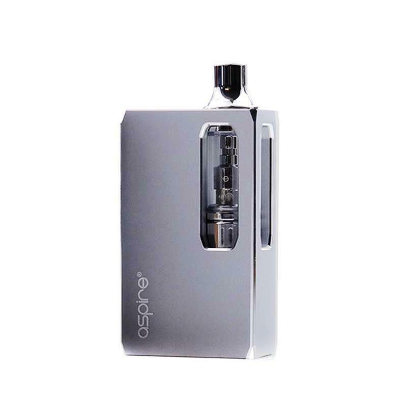 Aspire K1 Stealth vape e-cigarette starter kit in Silver with 1000mAh battery and Aspire K1 Plus refillable tank for long-lasting vaping.