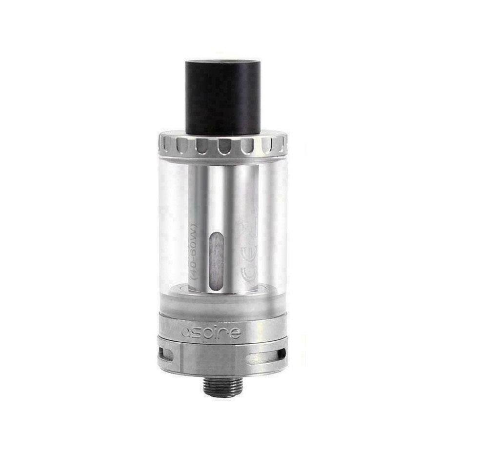 Genuine Aspire Cleito sub-ohm vape tank in Silver, 2ml capacity, TPD compliant