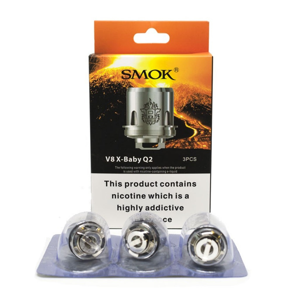 SMOK TFV8 X-Baby Coils - Pack of 3x Coils.