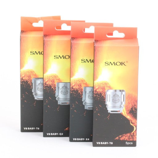 SMOK TFV8 BABY COILS | M2 | Q2 | Q4 | X4 | T6 | T8 | T12 | MESH | STRIP Baby Big Family.
