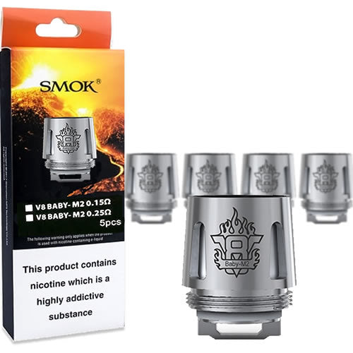 SMOK TFV8 BABY COILS | M2 | Q2 | Q4 | X4 | T6 | T8 | T12 | MESH | STRIP Baby Big Family.