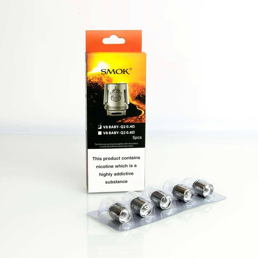 SMOK TFV8 BABY COILS | M2 | Q2 | Q4 | X4 | T6 | T8 | T12 | MESH | STRIP Baby Big Family.